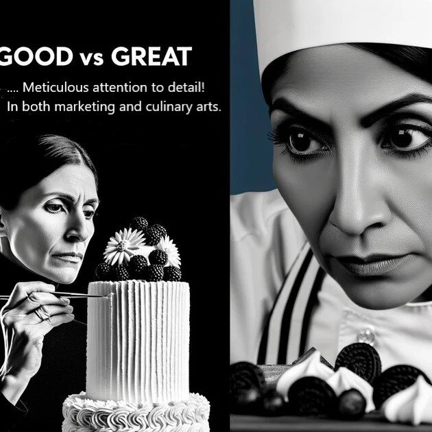 Good vs Great is down to detail in marketing or foodservice